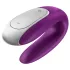 Satisfyer Double Fun - wibrator dla par sterowany aplikacją (fioletowy)