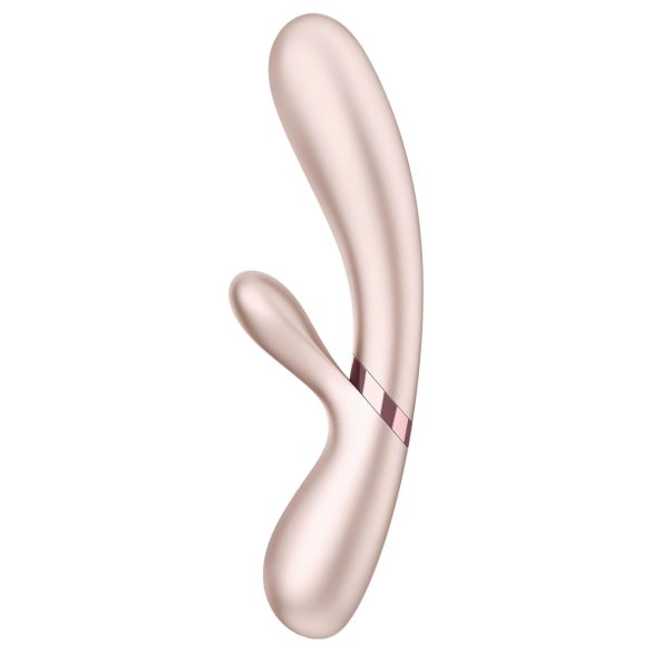 Satisfyer Hot Lover - wibrator z funkcją smart - srebrny