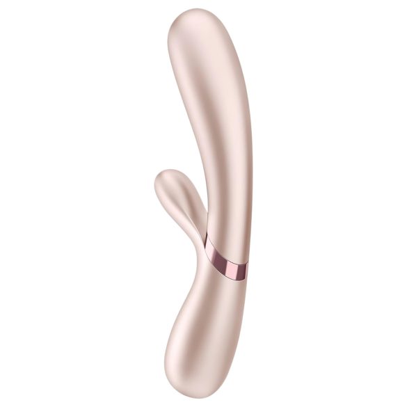 Satisfyer Hot Lover - wibrator z funkcją smart - srebrny
