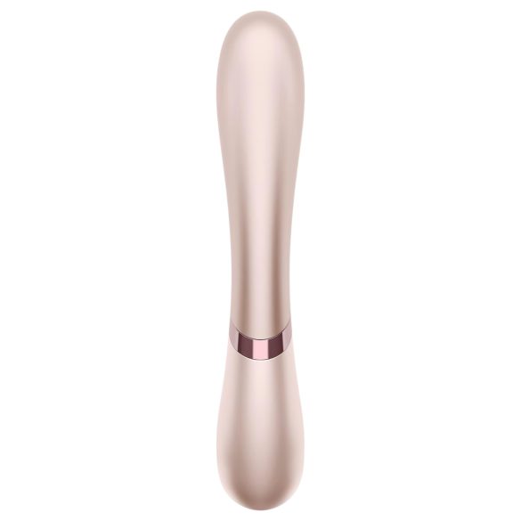 Satisfyer Hot Lover - wibrator z funkcją smart - srebrny