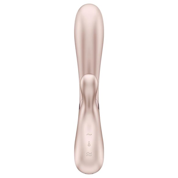 Satisfyer Hot Lover - wibrator z funkcją smart - srebrny