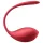Satisfyer Shiny Petal - jajko wibrujące na pilota - silikon - czerwone