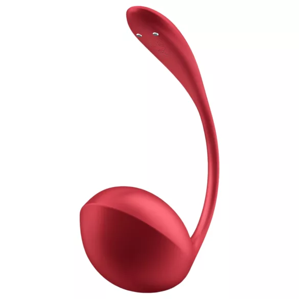 Satisfyer Shiny Petal - jajko wibrujące na pilota - silikon - czerwone
