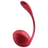Satisfyer Shiny Petal - jajko wibrujące na pilota - silikon - czerwone