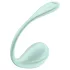 Satisfyer Smooth Petal - noszone jajeczko wibrujące sterowane aplikacją (zielone)