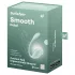 Satisfyer Smooth Petal - noszone jajeczko wibrujące sterowane aplikacją (zielone)