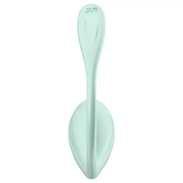 Satisfyer Smooth Petal - noszone jajeczko wibrujące sterowane aplikacją (zielone)