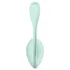 Satisfyer Smooth Petal - noszone jajeczko wibrujące sterowane aplikacją (zielone)