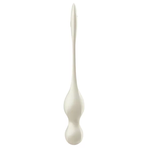 Satisfyer Love Birds 1 - kulki gejszy z wibracją sterowane aplikacją (białe)