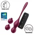 Satisfyer Love Birds Vary - wibrujące kulki gejszy sterowane aplikacją (czerwone)