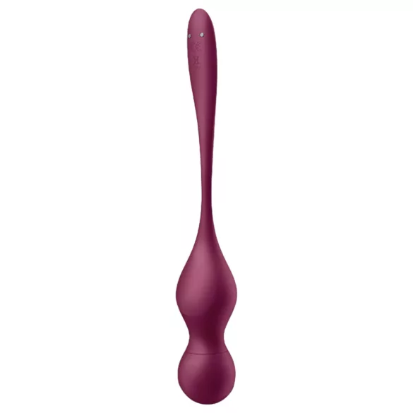 Satisfyer Love Birds Vary - wibrujące kulki gejszy sterowane aplikacją (czerwone)