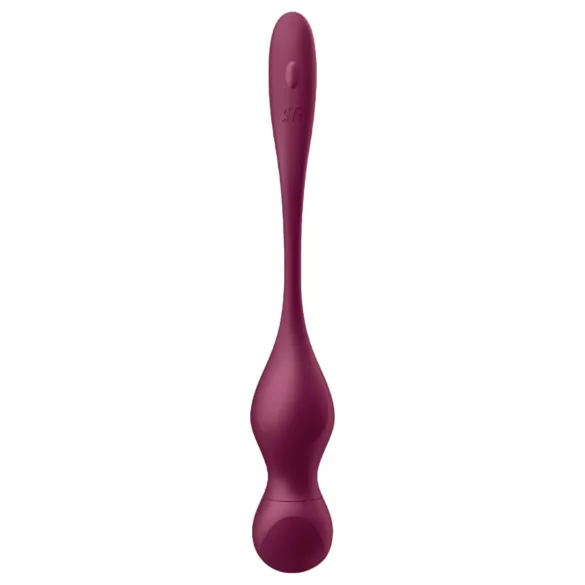 Satisfyer Love Birds Vary - wibrujące kulki gejszy sterowane aplikacją (czerwone)