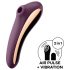 Satisfyer Dual Kiss - 2 w 1, wibrator waginalny i łechtaczkowy (fioletowy)