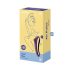 Satisfyer Dual Kiss - 2 w 1, wibrator waginalny i łechtaczkowy (fioletowy)