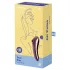 Satisfyer Dual Kiss - 2 w 1, wibrator dopochwowy i łechtaczkowy (fioletowy)