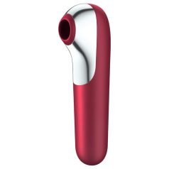   Satisfyer Dual Love - wibrator do pochwy i łechtaczki - funkcja smart - czerwony