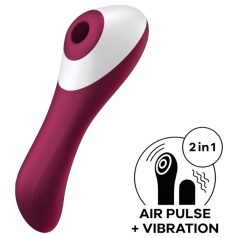   Satisfyer Dual Crush - wibrator łechtaczkowo-pochwowy ładowany USB - czerwony