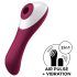 Satisfyer Dual Crush - wibrator łechtaczkowo-pochwowy ładowany USB - czerwony