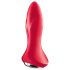 Satisfyer Rotator Plug 1 - koralikowy wibrator analny (czerwony)