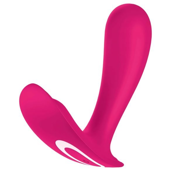 Satisfyer Top Secret - wibrujący masażer z 2 silnikami - silikon różowy