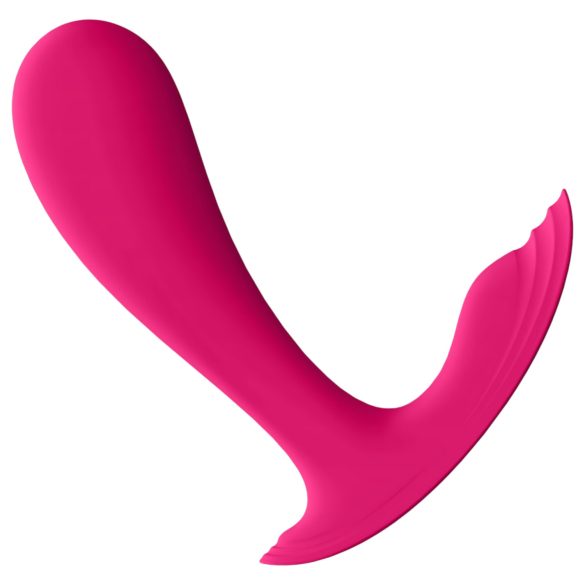 Satisfyer Top Secret - wibrujący masażer z 2 silnikami - silikon różowy