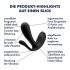 Satisfyer Top Secret Plus - inteligentny 3-ramienny wibrator (czarny)