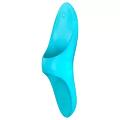   Satisfyer Teaser - wibrujący masażer palca - akumulatorowy wodoodporny turkusowy