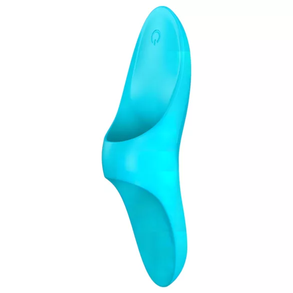 Satisfyer Teaser - wibrujący masażer palca - akumulatorowy wodoodporny turkusowy