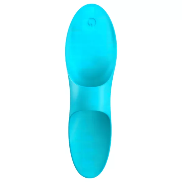 Satisfyer Teaser - wibrujący masażer palca - akumulatorowy wodoodporny turkusowy