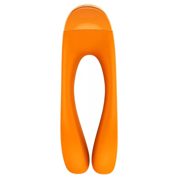 Satisfyer Candy Cane - wodoodporny wibrator podwójny, akumulatorowy (pomarańczowy)