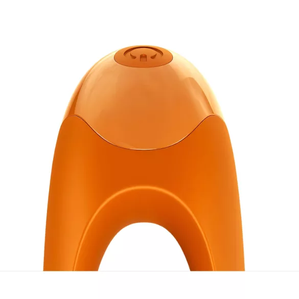 Satisfyer Candy Cane - wodoodporny wibrator podwójny, akumulatorowy (pomarańczowy)