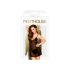 Penthouse Casual Seduction - koronkowa koszulka nocna i stringi (czarne) - M/L