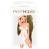 Penthouse Sweet Beast - różowa babydoll (biała) - L/XL