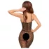 Penthouse Dark Wish - otwarty siateczkowy kombinezon - czarny - XL