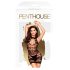 Penthouse Eye-Catcher - sukienka z wysokim kołnierzem (czarna) - XL