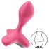 Satisfyer - wibrator analny akumulatorowy - różowy