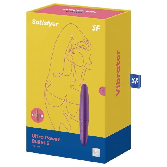 Satisfyer - wibrator kulka - akumulator, wodoodporny - fioletowy