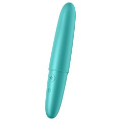   Satisfyer - wibrujący pocisk - wodoodporny miniwibrator - turkusowy