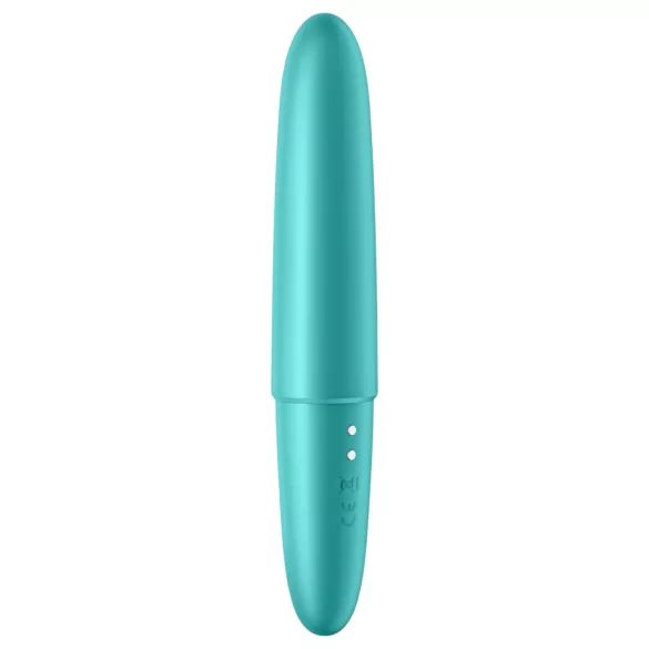 Satisfyer - wibrujący pocisk - wodoodporny miniwibrator - turkusowy