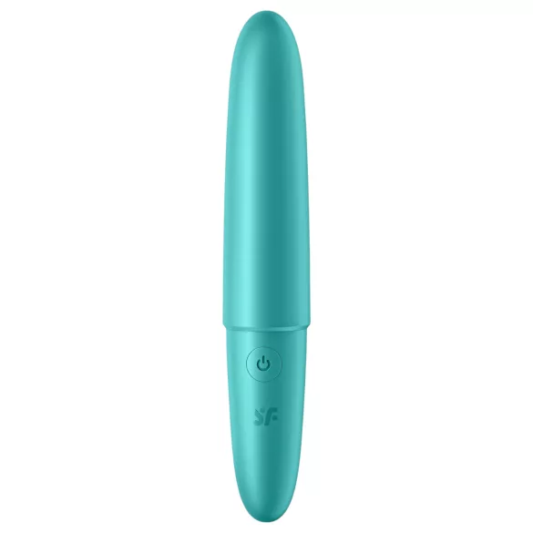 Satisfyer - wibrujący pocisk - wodoodporny miniwibrator - turkusowy