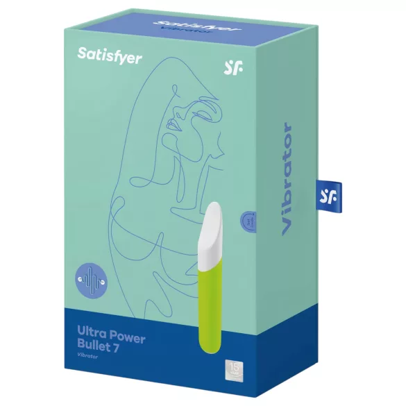 Satisfyer - wibrator do łechtaczki wodoodporny - zielony