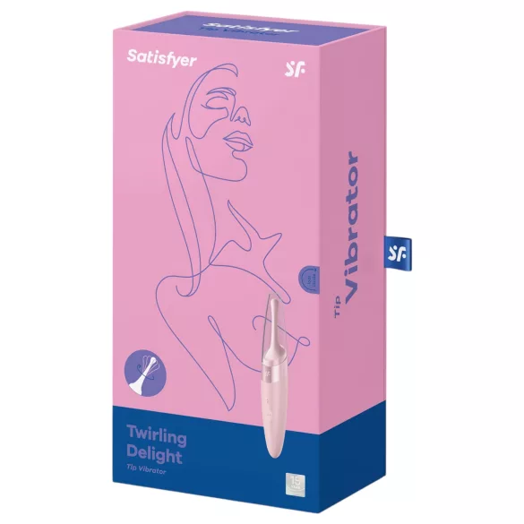 Satisfyer Twirling Delight - wibrator łechtaczkowy wodoodporny - różowy
