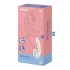 Satisfyer Supernova - wibrator 2w1 z falą powietrzną akumulatorowy biały