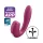 Satisfyer Sunray - wibrator łechtaczkowo-pochwowy 2w1 akumulatorowy czerwony
