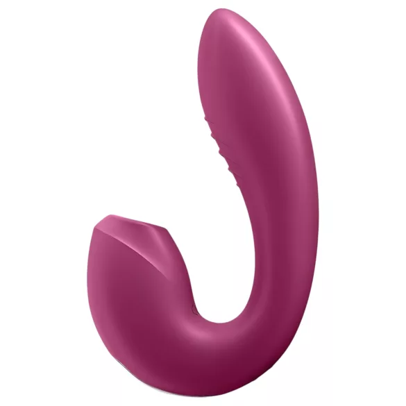 Satisfyer Sunray - wibrator łechtaczkowo-pochwowy 2w1 akumulatorowy czerwony