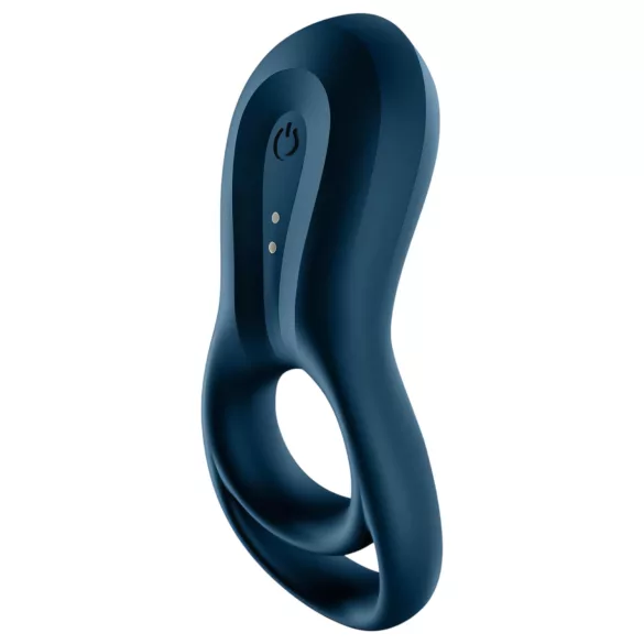 Satisfyer Epic Duo - pierścień erekcyjny wibrujący - silikon czarny