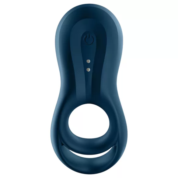Satisfyer Epic Duo - pierścień erekcyjny wibrujący - silikon czarny