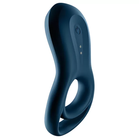 Satisfyer Epic Duo - pierścień erekcyjny wibrujący - silikon czarny