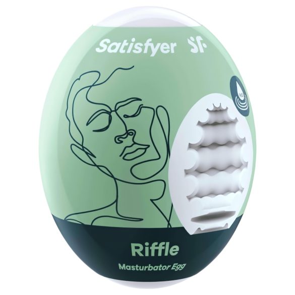 Satisfyer Egg Riffle - masturbator jajko - silikon - 1 sztuka