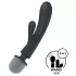 Satisfyer Triple Lover - wibrator do punktu G i masażu - silikon srebrny